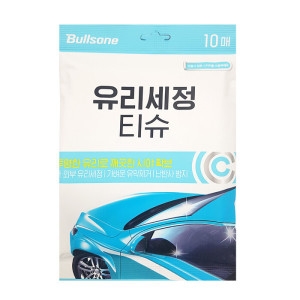 불스원 간편 유리세정 유리얼룩 세차 클리너 티슈
