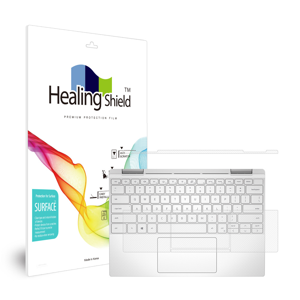 폰트리 힐링쉴드 델 2in1 XPS 13 7390 무광 외부보호필름 팜레스트/터치패드 2매