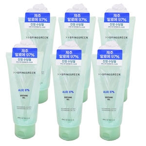 브링그린 브링그린 알로에 97% 수딩젤 300ml (6개)