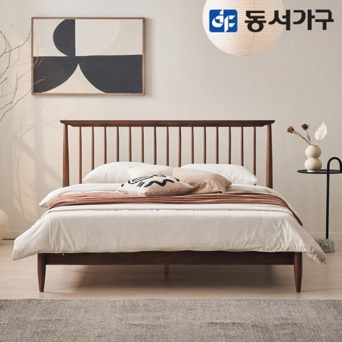 동서가구 피츠 벨리타 원목 LED침대 Q (40TCL텍스독립)_이미지