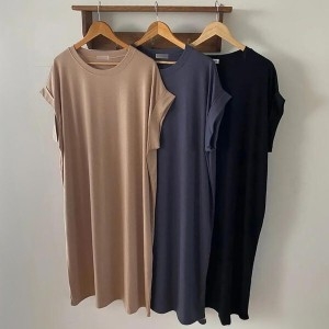 여성트랜드패션빅사이즈반팔원피스 S203L407 세