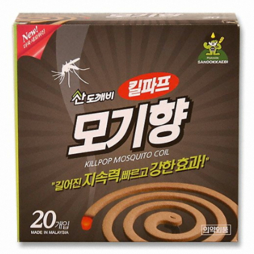 산도깨비 킬파프 모기향 20개입 (10개)
