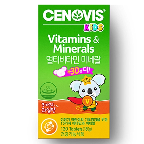 키즈 멀티비타민 미네랄 1500mg 120정