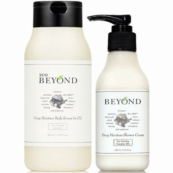 LG생활건강 비욘드 딥 모이스처 바디 세럼 인 오일+샤워크림 2종 세트B