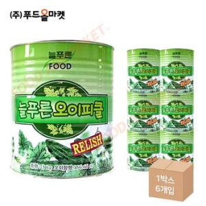 늘푸른 랠리쉬 오이피클 3kg (6개)