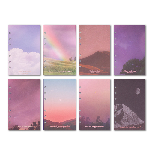 루카랩 루카랩 6공다이어리 아카이브 리필 노트 무비 판타지