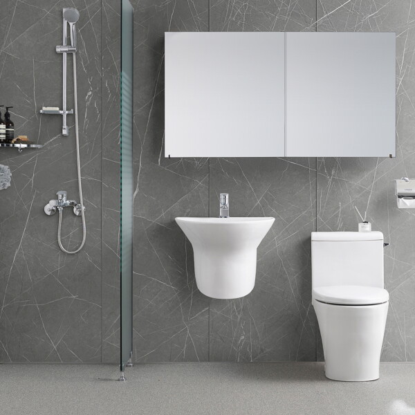 한샘 이지바스3 화이트 피에트라 소형욕실