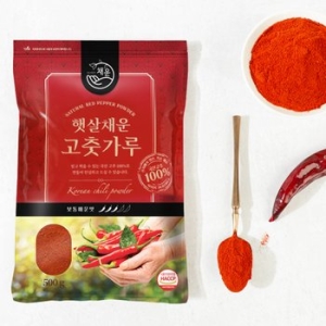 채운영농조합 햇살채운 고춧가루 고추장용 보통매운맛 500g (1개)_이미지