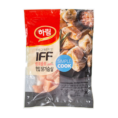 하림 IFF 핑크솔트 한입 닭가슴살 1.1kg (1개)