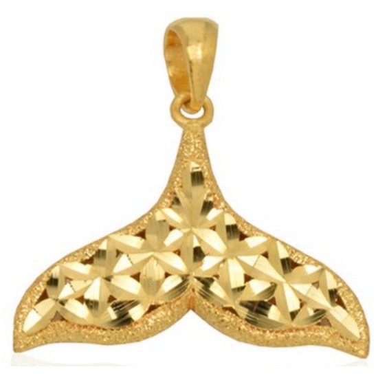 혼골드모아 골드모아 펜던트 컷팅 고래꼬리 3.75g