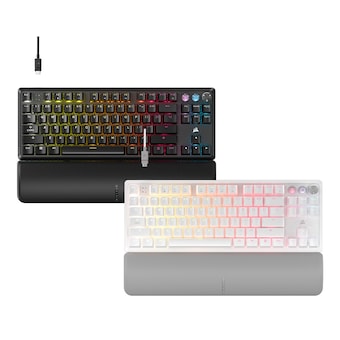 CORSAIR <b>K70</b> RGB 자석축 텐키리스 골드키캡 에디션