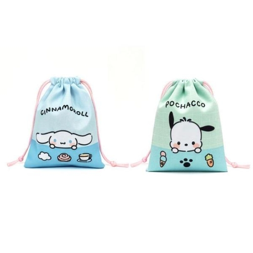 스카이 산리오 양면디자인 파우치 미니 복조리 WFM6XUE