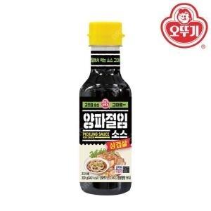 오뚜기 삼겹살 양파절임 <b>소스</b> 330g 고깃집간장 <b>참</b><b>소스</b>