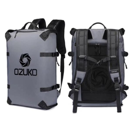 라일리 Rly 남성 바이크 백팩 여행 배낭 헬멧 수납 가방 그레이 S9555615