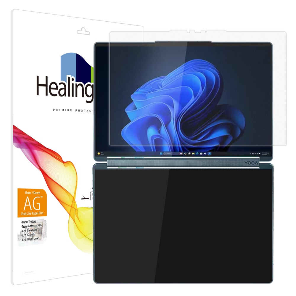 레노버 요가 Book 9i 14 Gen10 종이질감 지문방지 블루라이트차단 액정보호필름