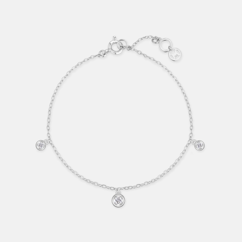 베브 화이트 랩다이아몬드 1부 팔찌 A253SBU451WPH