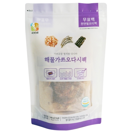 석하 해물 가쓰오 다시팩 160g4봉 40ea_이미지