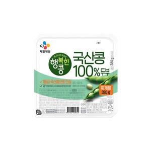 CJ제일제당 행복한콩 국산콩 두부 찌개용 380g (2개)_이미지