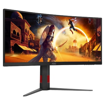 알파스캔 AOC CU34G4H 게이밍 200 울트라와이드 WQHD 프리싱크 Ai HDR 높낮이 무결점