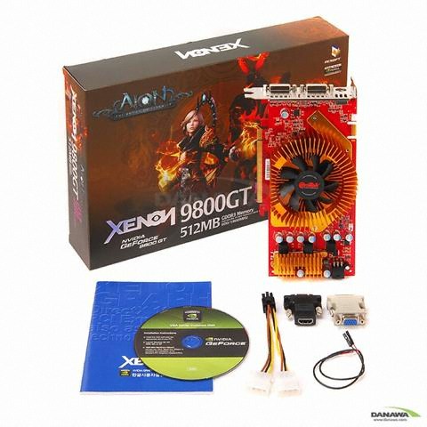 이엠텍 XENON 지포스 9800GT 强(강할강) 512MB 아이온_이미지