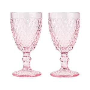 다이아 고블렛 300ml, 핑크, 2개