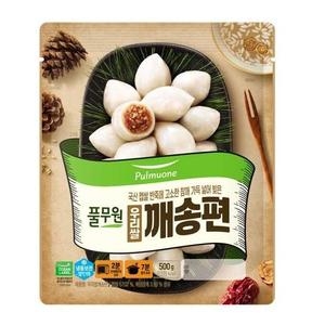 풀무원 우리쌀 깨송편 500g (1개)_이미지