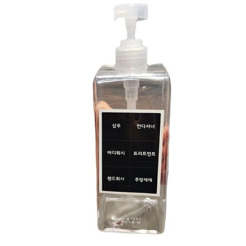 자주(JAJU) 긴 펌프로 편리한 주방 세제 용기 650ml_이미지
