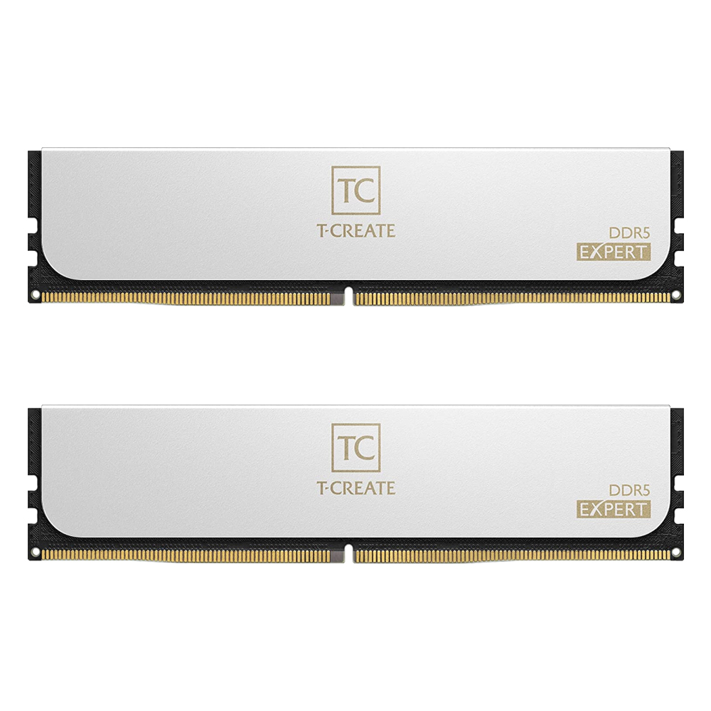TeamGroup T-CREATE DDR5-6000 CL40 EXPERT 화이트 패키지 서린 (128GB(64Gx2))_이미지