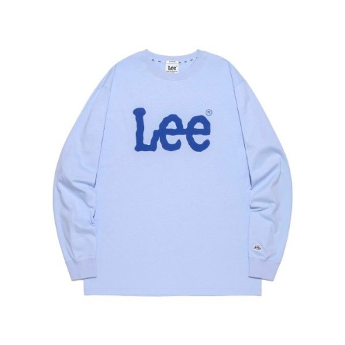 LEE ltgt 빅 트위치 긴팔 티셔츠 라이트 블루 LE2401LT01LB 194663_이미지