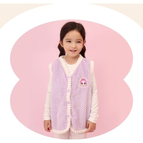 레노마 패플 이너웨어 티니핑 여아용 오로라핑 뽀송 밍크 수면조끼 0F3TW48165