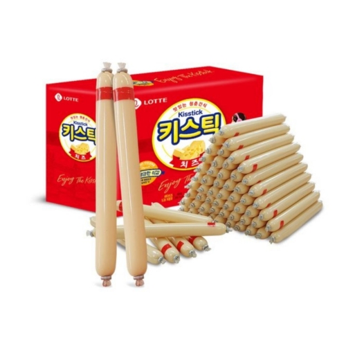 롯데푸드 롯데햄 체다치즈 키스틱 15g (40개)_이미지