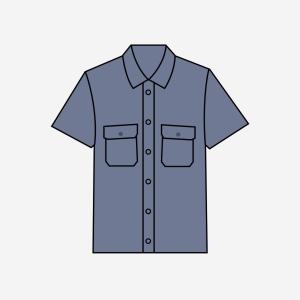 유니클로 x JW 엔더슨 샴브레이 오버사이즈 워크 셔츠 블루 JP 444644-65