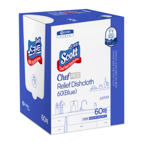 스카트 셰프 안심 행주 60매 (5팩)_이미지