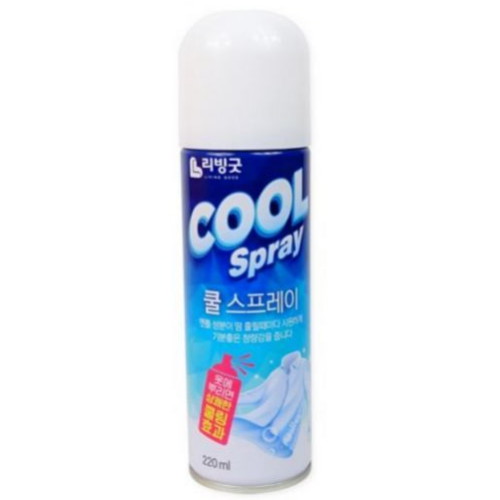 리빙굿 뿌리는에어컨 쿨 스프레이 220ml