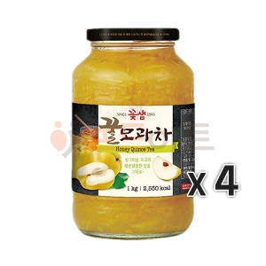 꽃샘식품 꿀모과차 1kg (4개)_이미지