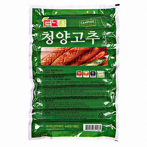 도나우 청양고추맛 소시지 1kg (10개)