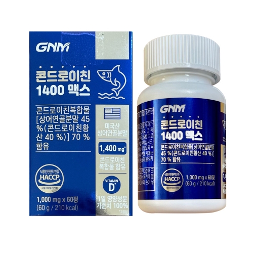  GNM자연의품격 콘드로이친 1400 맥스 1000mg 60정 [4개]