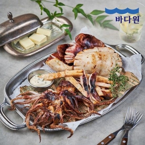 바다원 촉촉한 원양산 반건조오징어 5+5미 550+550g 특대