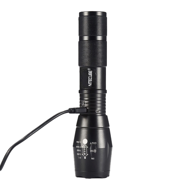 T6 USB충전식 LED 라이트+거치대 세트