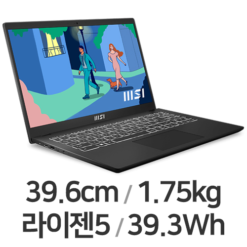 모던 15 B7M-R5 매트 블랙 WIN11