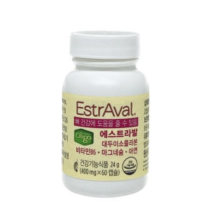 에스트라발 대두이소플라본 비타민 무기질 60캡슐