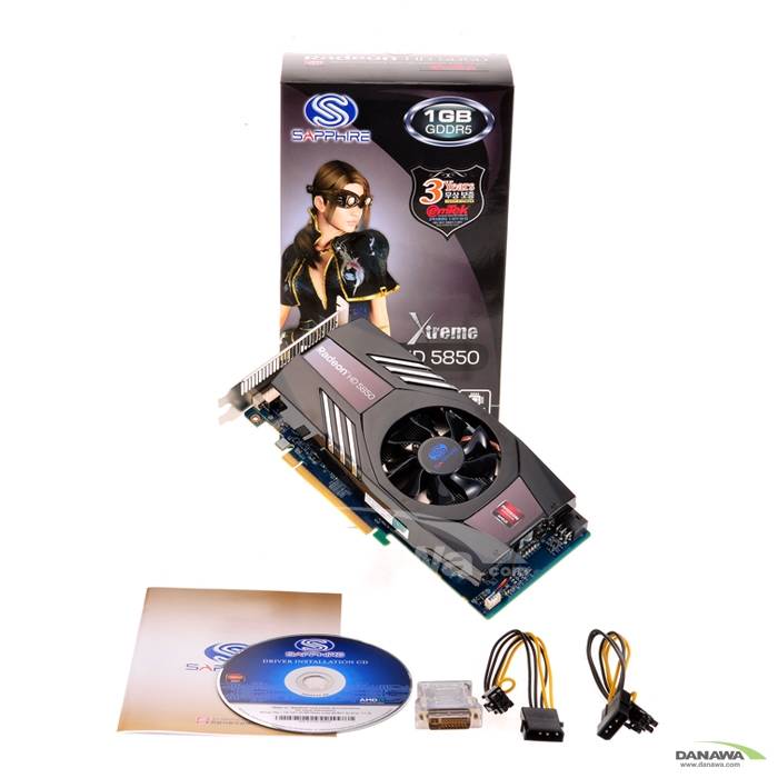 SAPPHIRE 라데온 HD 5850 XTREME D5 1GB_이미지
