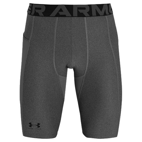 언더아머 히트기어 포켓 롱 쇼츠 1361602 (090, 그레이)_이미지