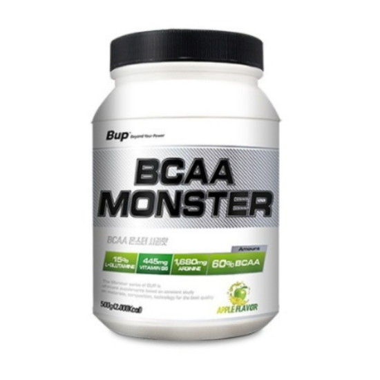 비유피  BCAA 몬스터 사과맛 500g (1개)