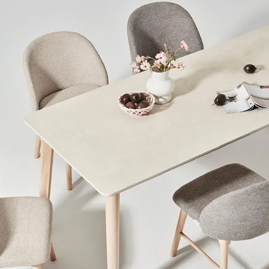 한샘 도노 내추럴 세라믹 식탁 1350 (컴피의자4개)_이미지