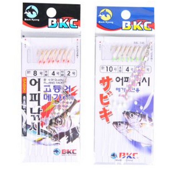 백경산업 BK-346 어피낚시 7단카드바늘_이미지