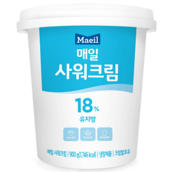매일유업 사워크림 900g이미지입니다. 누르면 해당 게시물로 새창이동합니다.