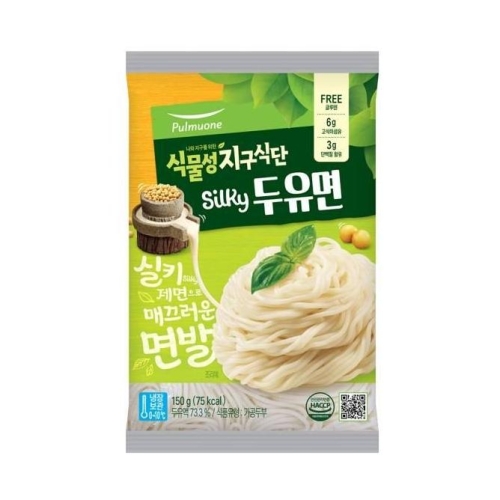풀무원 식물성지구식단 Silky 두유면 150g (1개)_이미지
