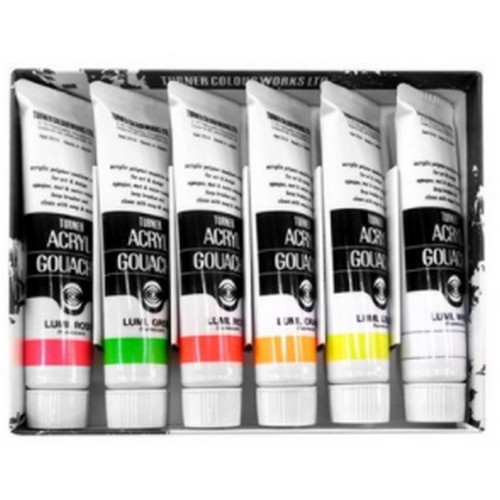 Turner 아크릴 과슈 물감 20ml (6색)_이미지