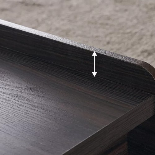 장인가구 까르뎅차콜 패브릭 호텔 평상형 LED침대 LK+400협탁 2개 (매트별도)_이미지